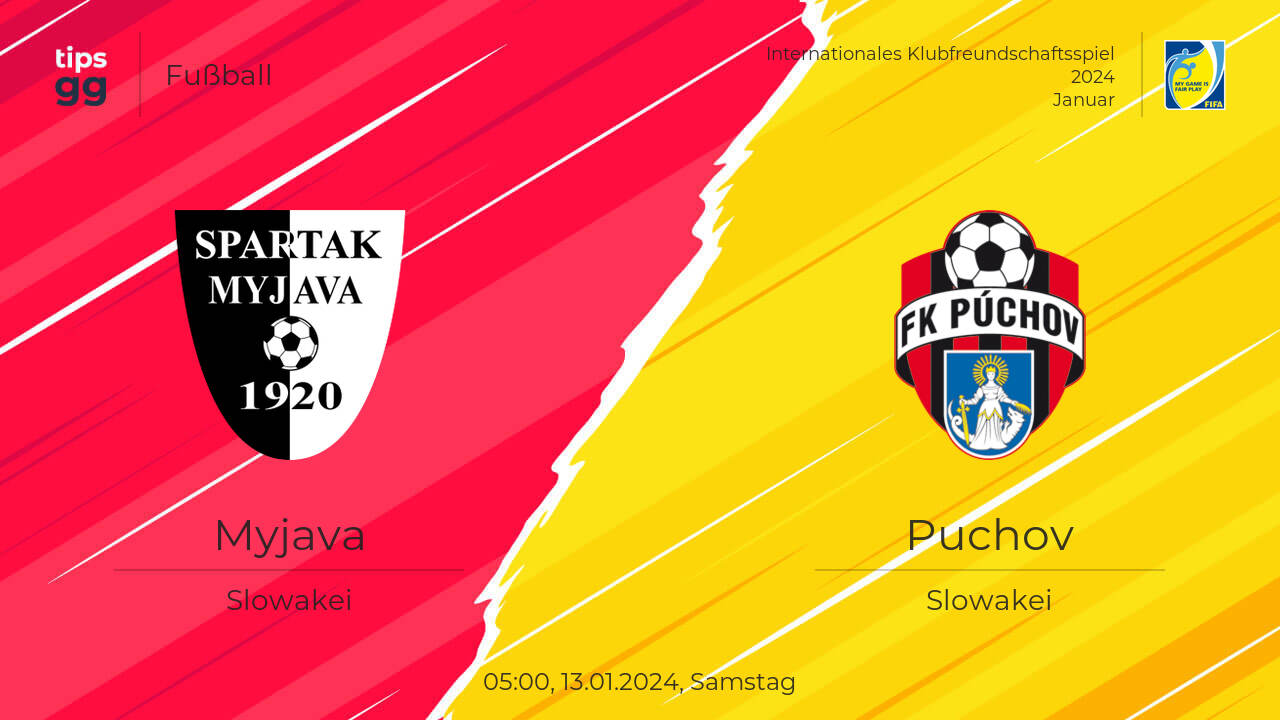 Spartak Myjava gegen MSK Puchov am 13.01.2024 – Live-Streams und ...