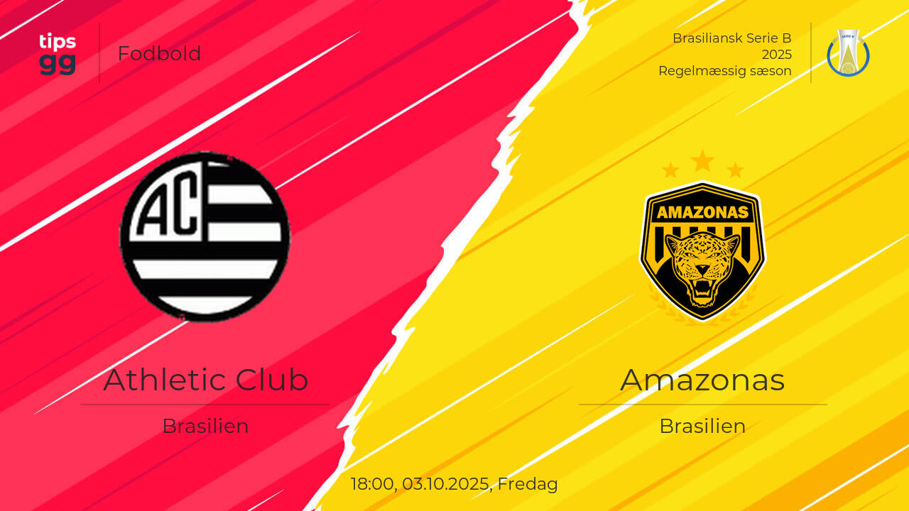 Athletic Club vs Amazonas 03.10.2025 – Live Odds og Kampspilslinjer ...