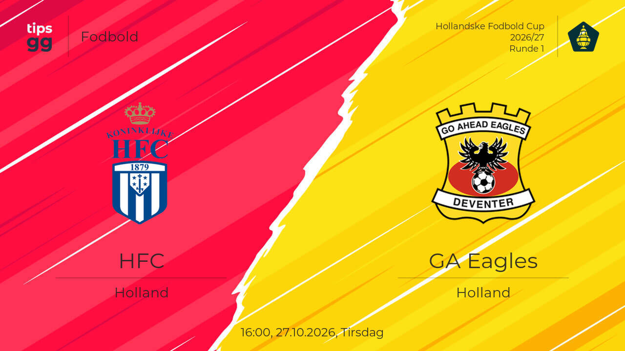 HFC – GA Eagles 27.10.2026 – Kampforudsigelser | Fodbold | Tips.GG