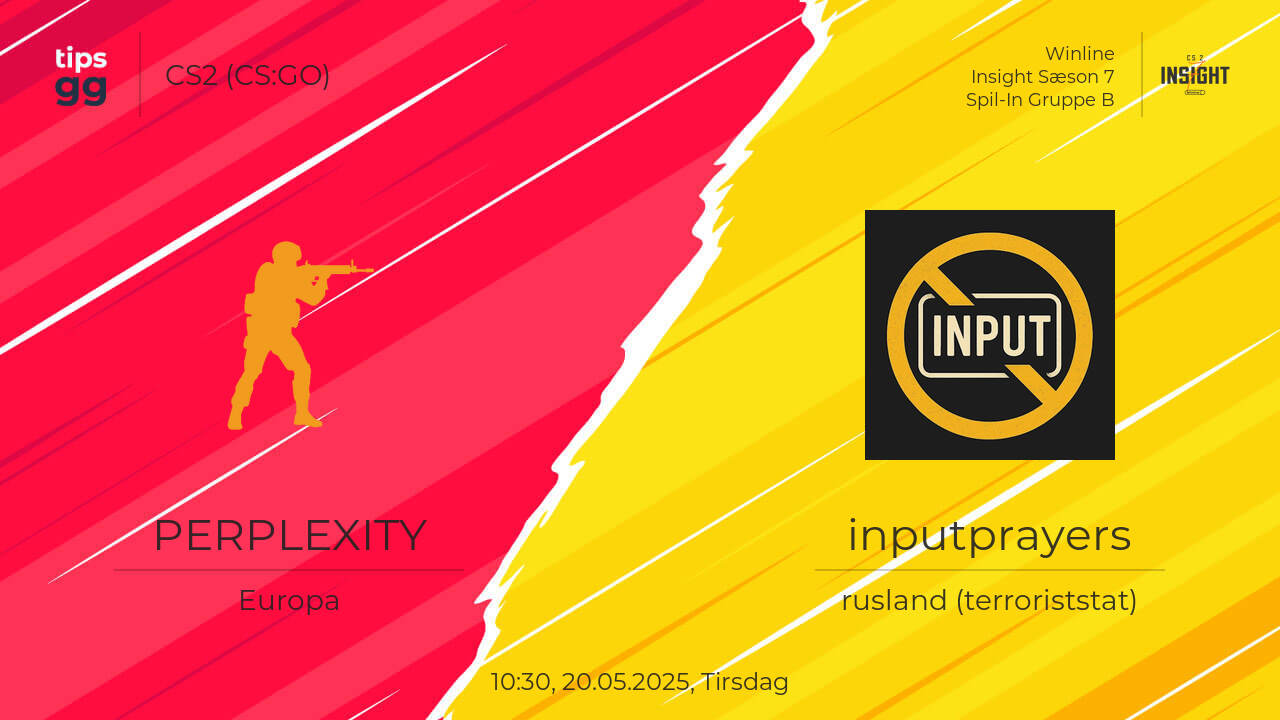 PERPLEXITY vs inputprayers 20.05.2025 – Kampforudsigelser | CS2 (CS:GO ...