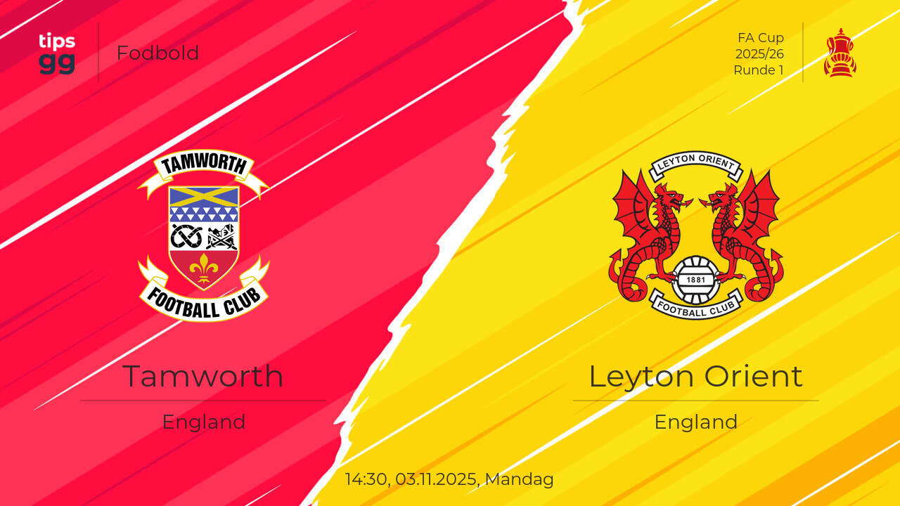 Tamworth vs Leyton Orient 03.11.2025 – Live Odds og Kampspilslinjer ...