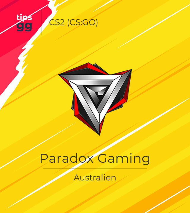Paradox Gaming kampprogram - CS2 (CS:GO)-hold fra Australien | Tips.GG