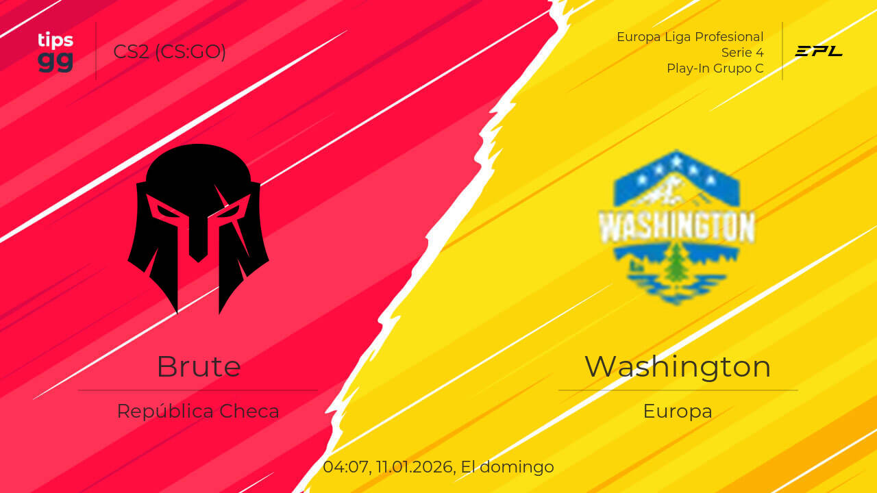 Brute vs Washington el 11.01.2026 – Predicciones del partido | CS2 (CS ...