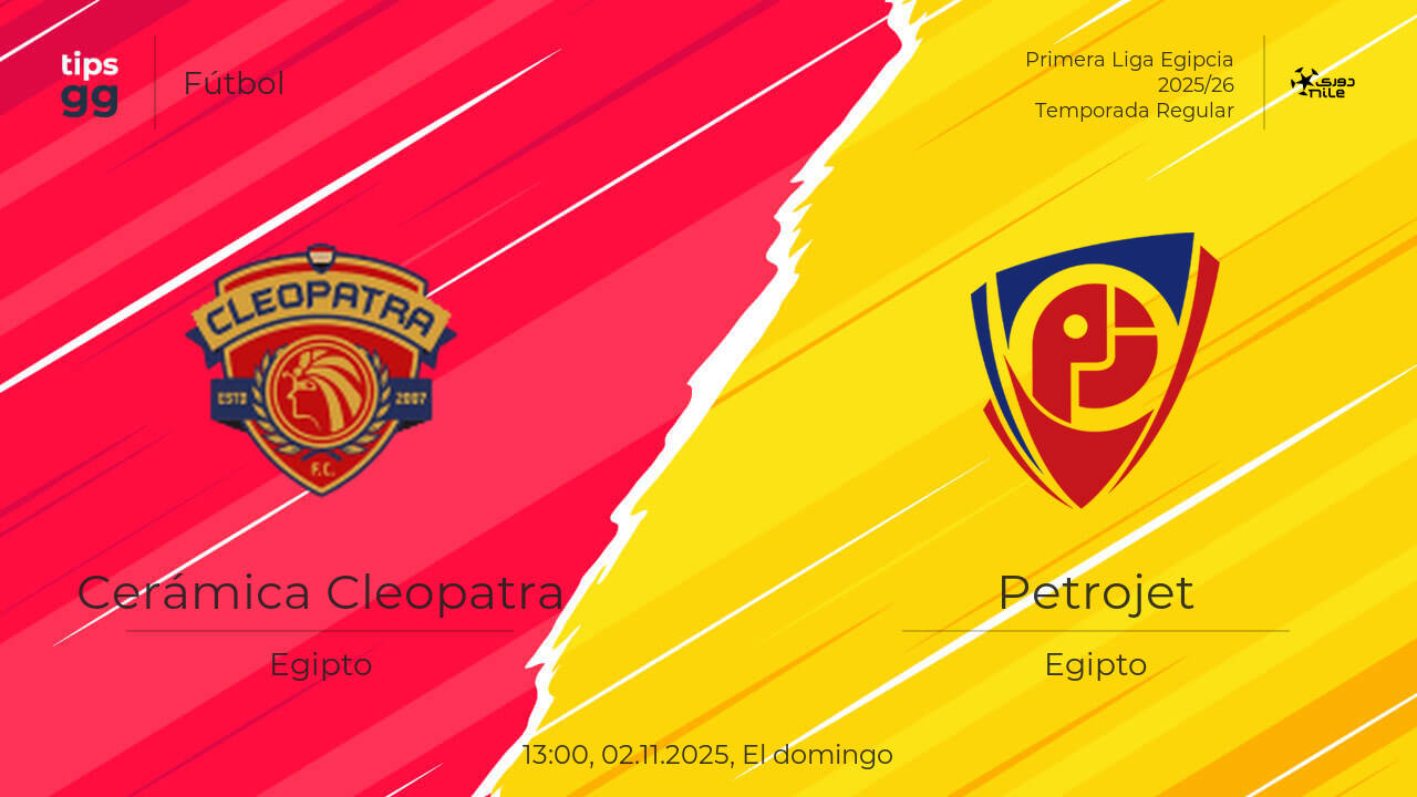 Ver Cerámica Cleopatra vs Petrojet el 02.11.2025 – Transmisiones en ...