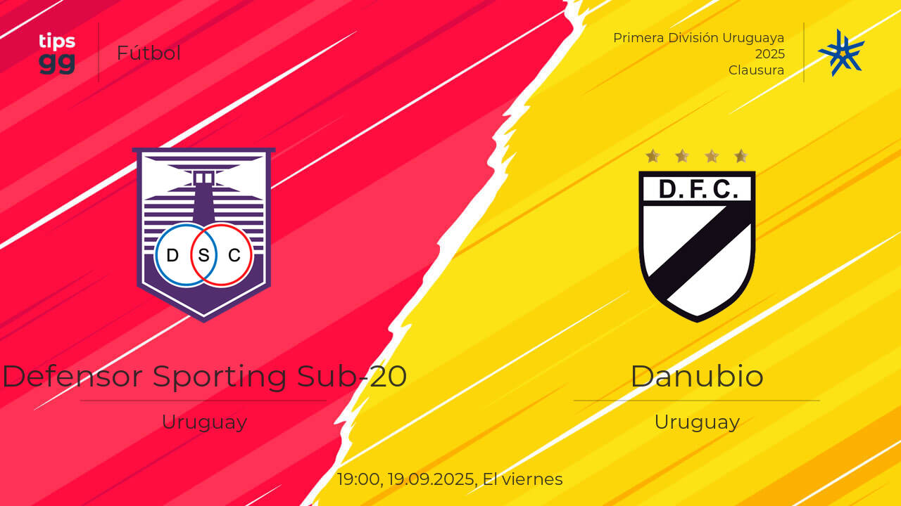 Defensor Sporting Sub-20 – Danubio marcador en vivo 19.09.2025 ...