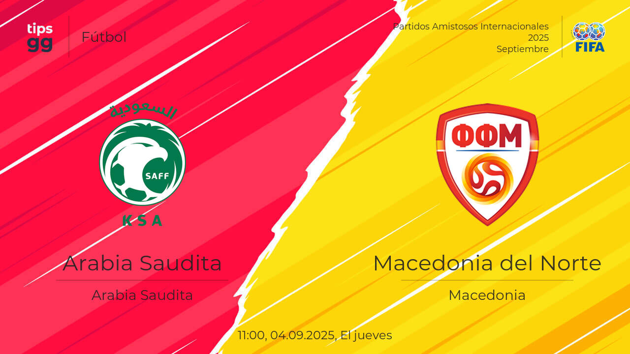 Arabia Saudita – Macedonia del Norte marcador en vivo 04.09.2025 ...