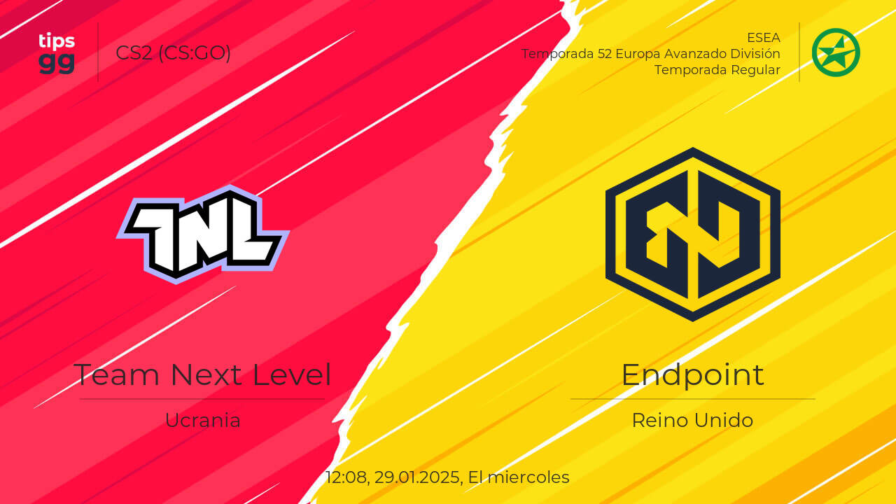 Team Next Level vs Endpoint el 29.01.2025 en la ESEA Temporada 52 ...