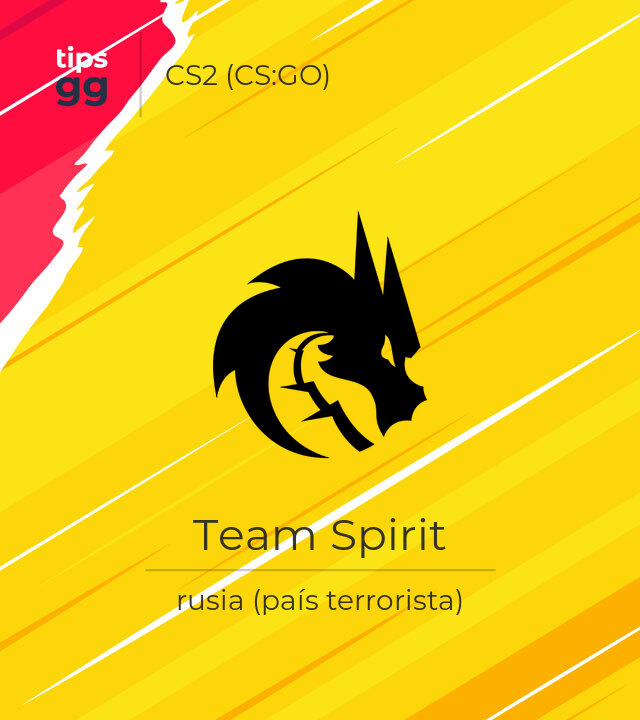 Team Spirit equipo de CS2 (CS:GO) de rusia (país terrorista) | Tips.GG