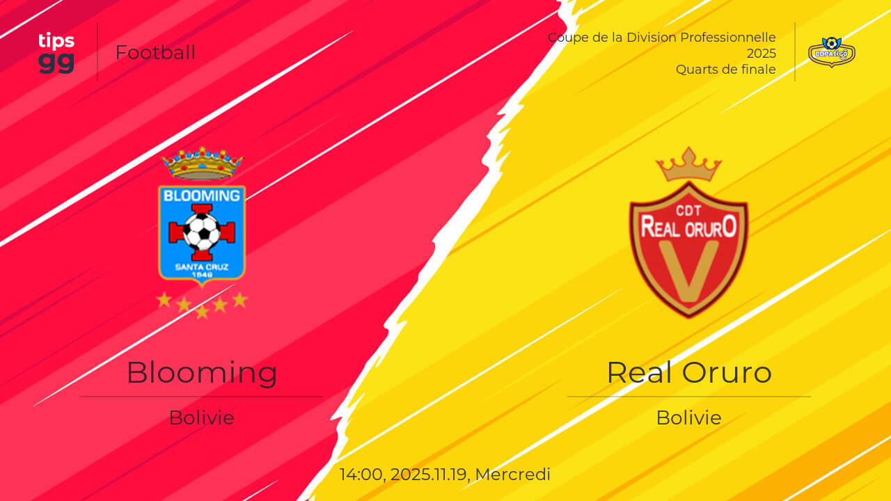 Blooming vs Real Oruro 2025.11.19 – Prédiction de match | Football ...