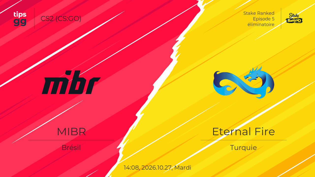 MIBR vs Eternal Fire 2026.10.27 – Prédiction de match | CS2 (CS:GO ...