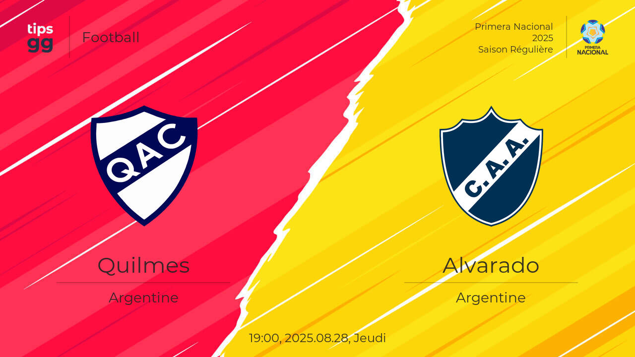 Quilmes – Alvarado score en direct 2025.08.28 - aujourd'hui résultats ...