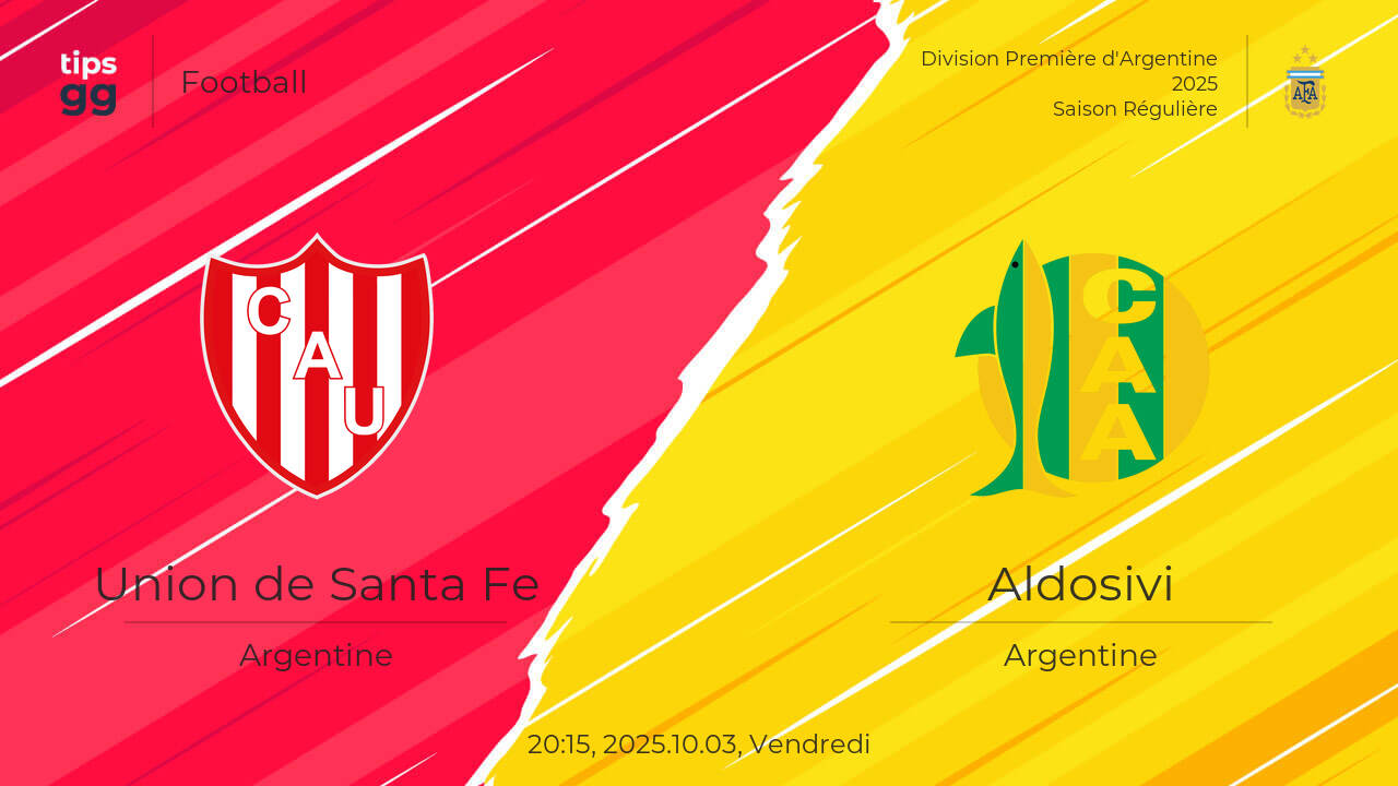Union de Santa Fe – Aldosivi score en direct 2025.10.04 - aujourd'hui ...
