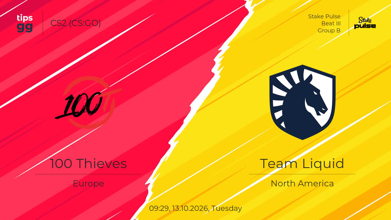 Where to Watch 100 Thieves vs Team Liquid 13.10.2026 – Live Streams ...