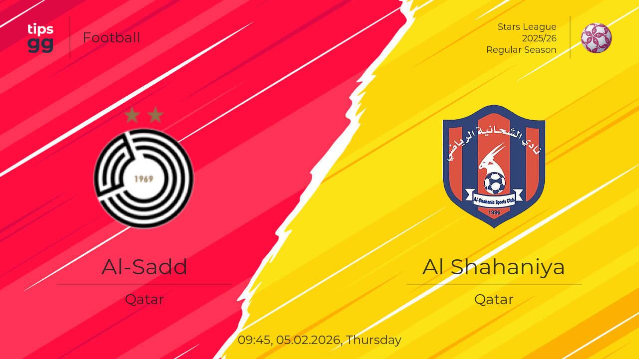 Al-Sadd vs Al Shahaniya live score 05.02.2026 – today match results ...
