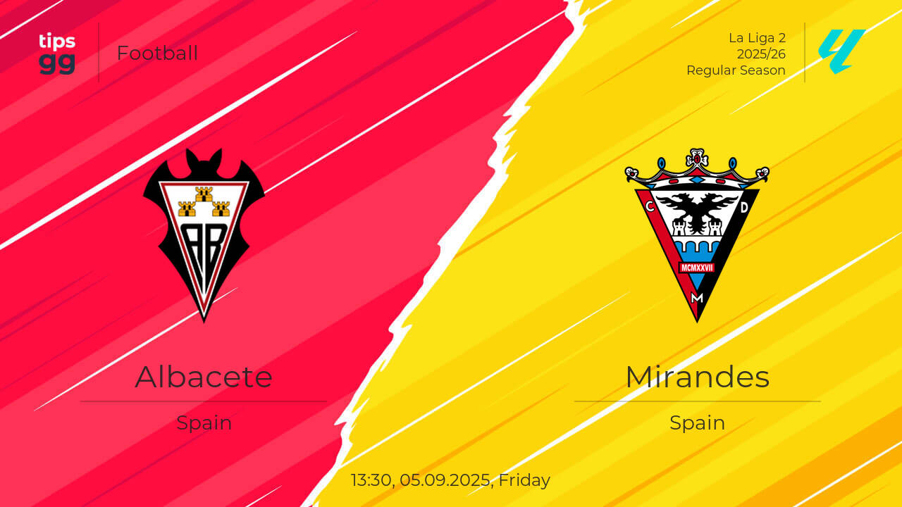 Albacete vs Mirandes Prediction 05.09.2025 | Tips.GG