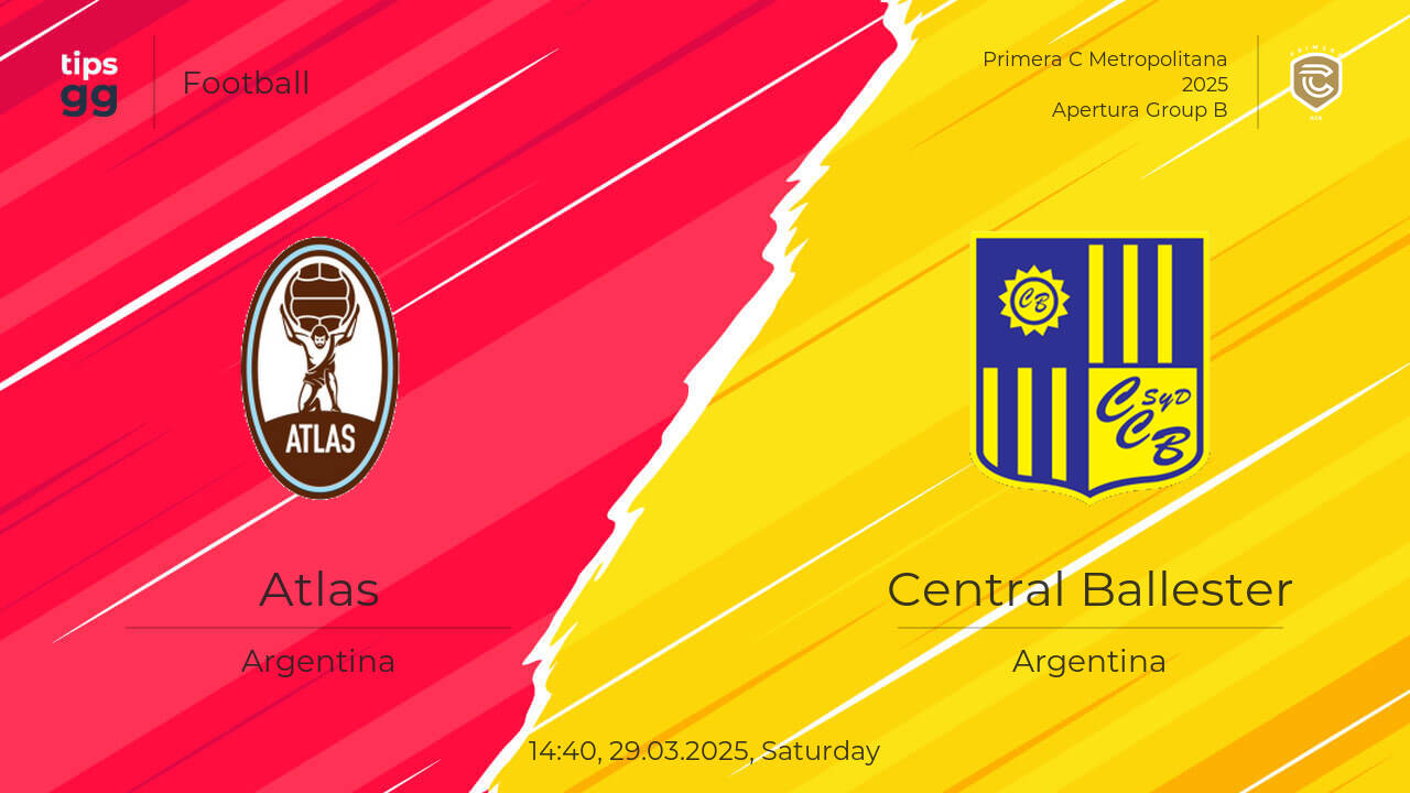 Atlas vs Central Ballester 29.03.2025 Match Overview | Tips.GG
