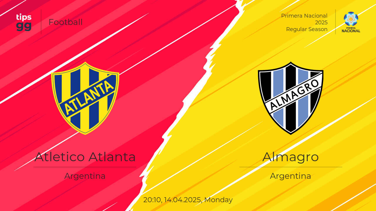Atletico Atlanta vs Almagro 12.04.2025 Match Overview | Tips.GG