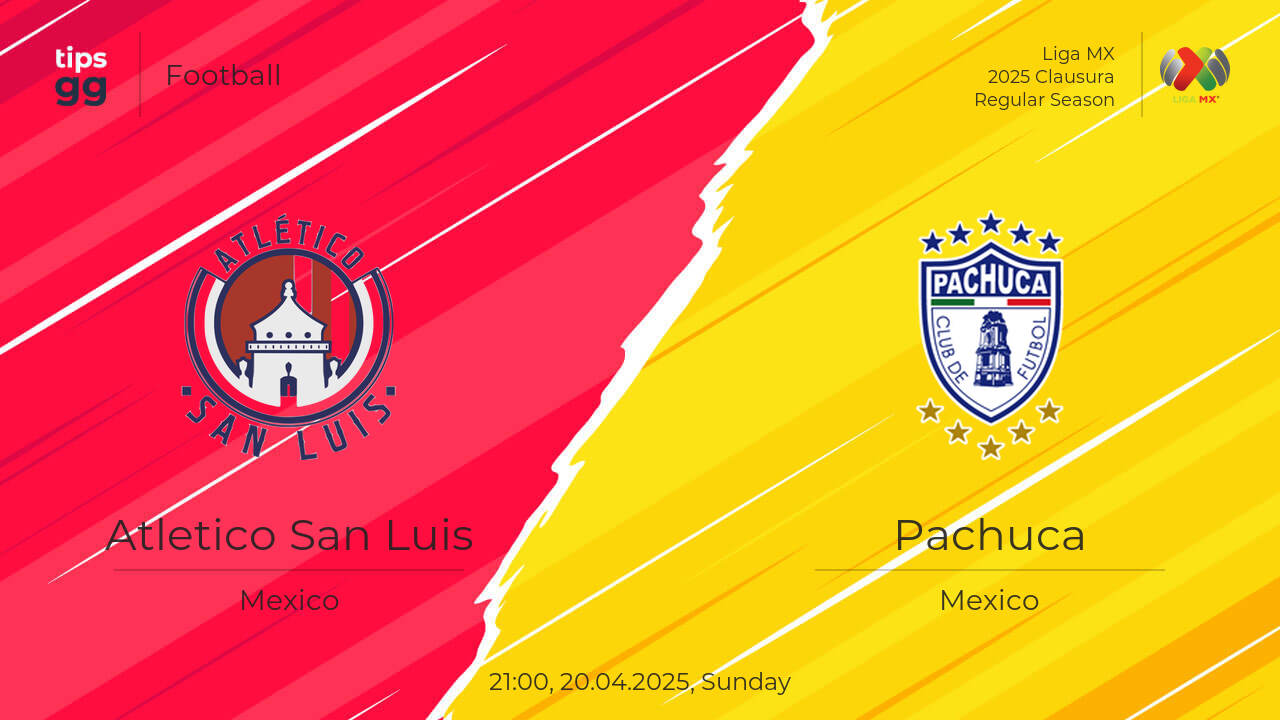 Where to Watch Atletico San Luis vs Pachuca 21.04.2025 | Tips.GG