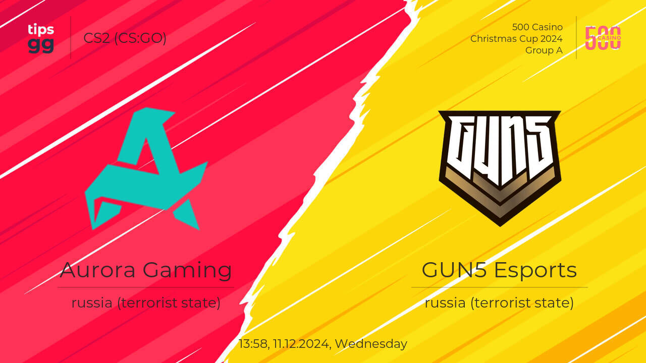 Aurora Gaming vs GUN5 Esports Prediction | 11.12.2024 | CS2 (CS:GO ...