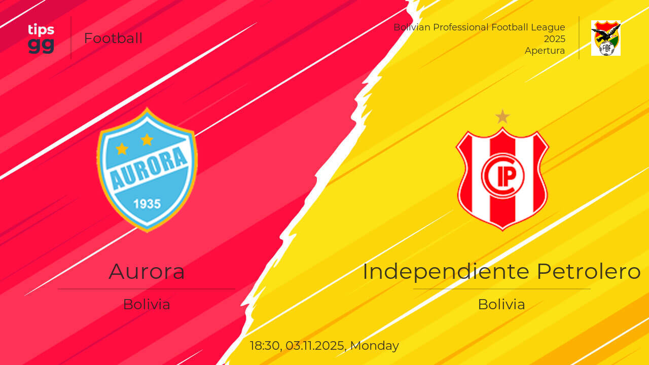 Where to Watch Aurora vs Independiente Petrolero 03.11.2025 | Tips.GG