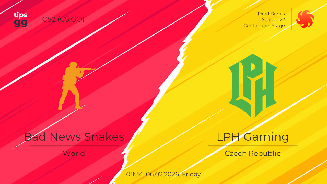 Bad News Snakes vs LPH Gaming 06.02.2026 at Exort Series Season 22 ...