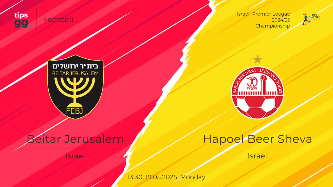 Beitar Jerusalem vs Hapoel Beer Sheva live score 17.05.2025 – today ...