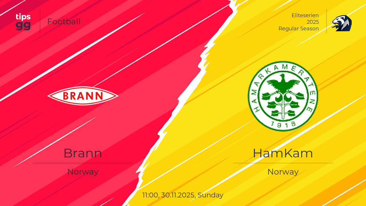 Where to Watch Brann vs HamKam 30.11.2025 | Tips.GG