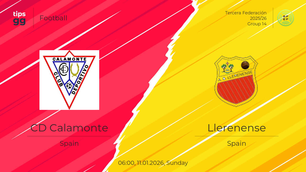 CD Calamonte vs Llerenense live score 11.01.2026 – today match results ...