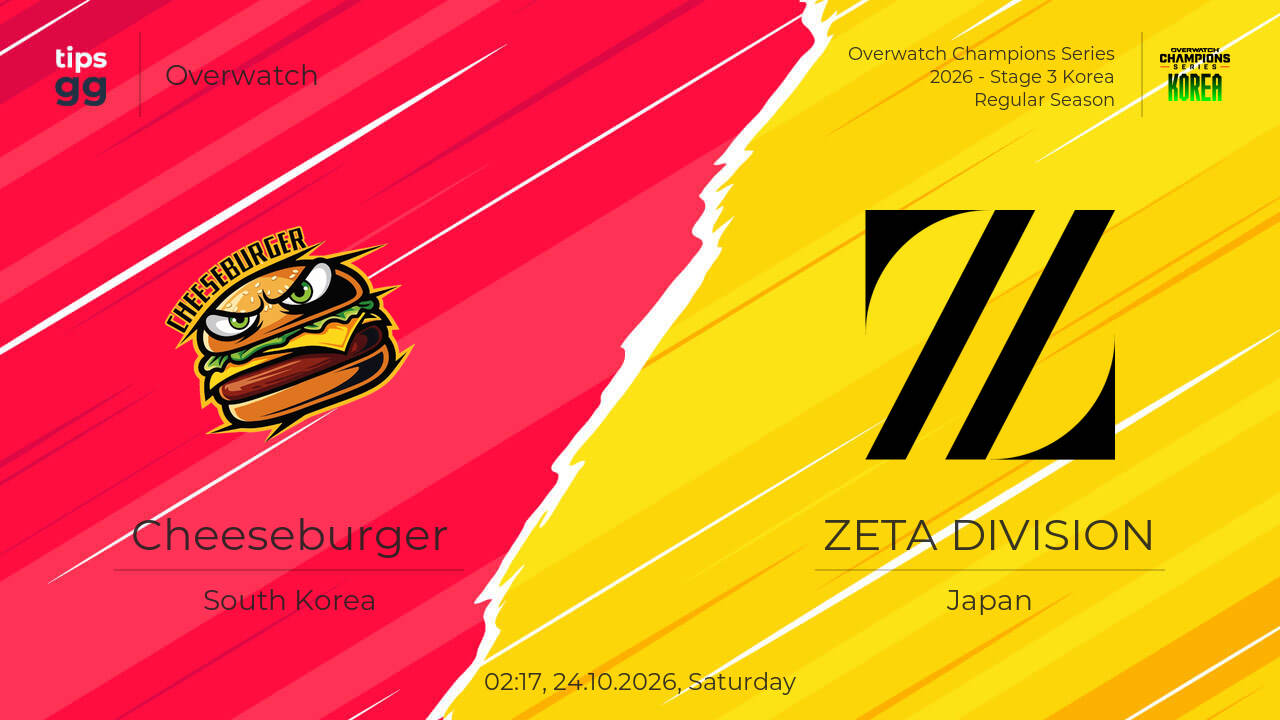 Where to Watch Cheeseburger vs ZETA DIVISION 24.10.2026 – Live Streams ...
