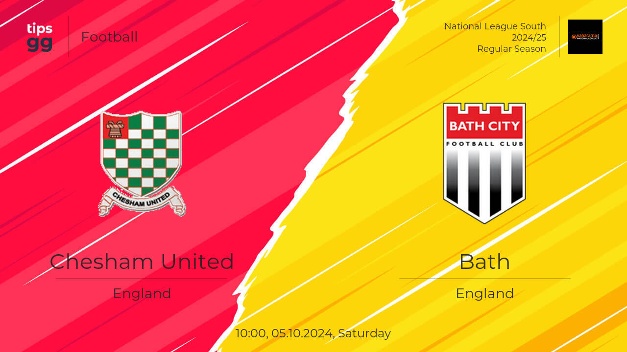 Watch Chesham United vs Bath City 05.10.2024 – Live Stream | Football ...