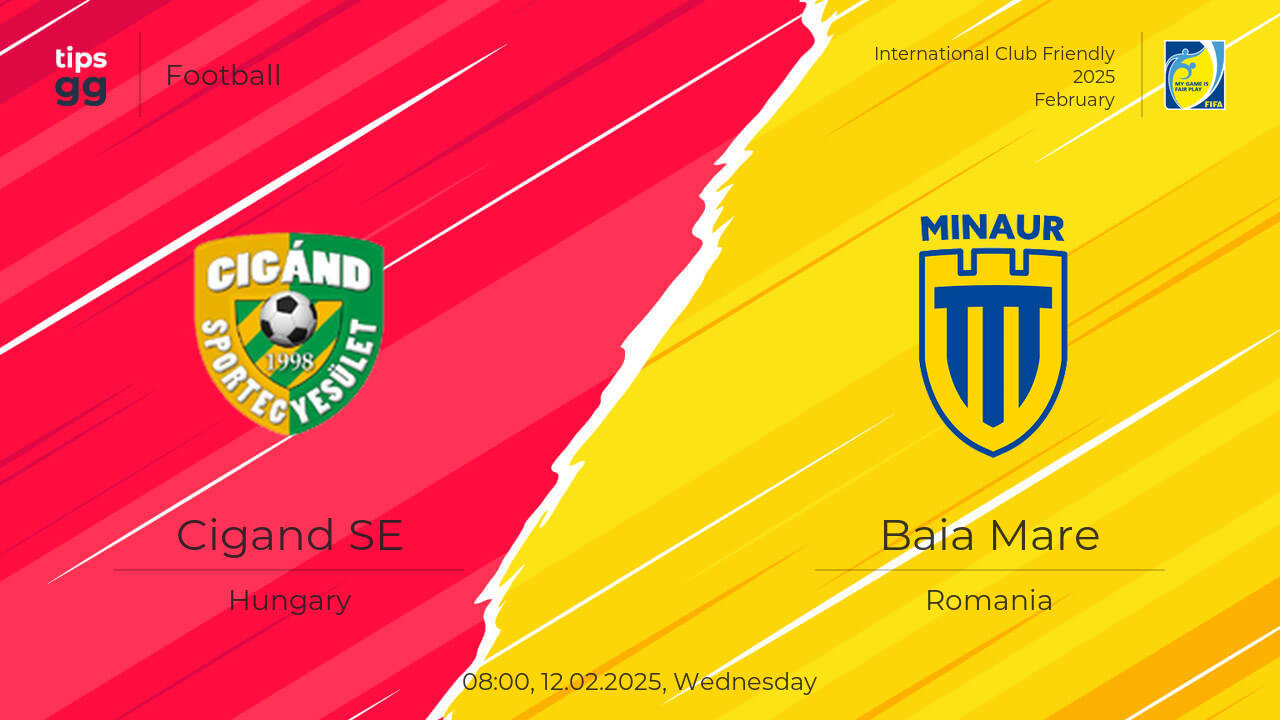 Where to Watch Cigand SE vs Baia Mare 12.02.2025 | Tips.GG