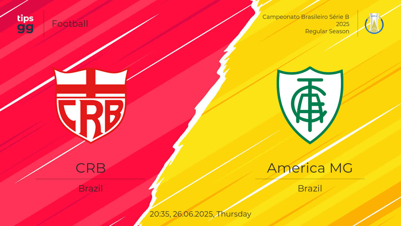 CRB vs America MG live score 28.06.2025 – today match results | Tips.GG