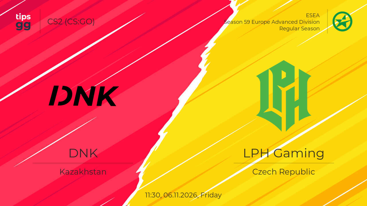 Where to Watch DNK vs LPH Gaming 26.10.2026 – Live Streams | CS2 (CS:GO ...