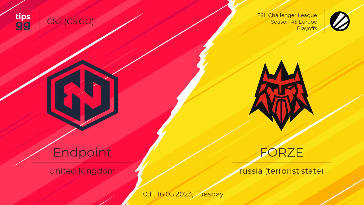 Watch Endpoint Vs FORZE 16 05 2023 Live Stream And VODs CS GO Tips GG