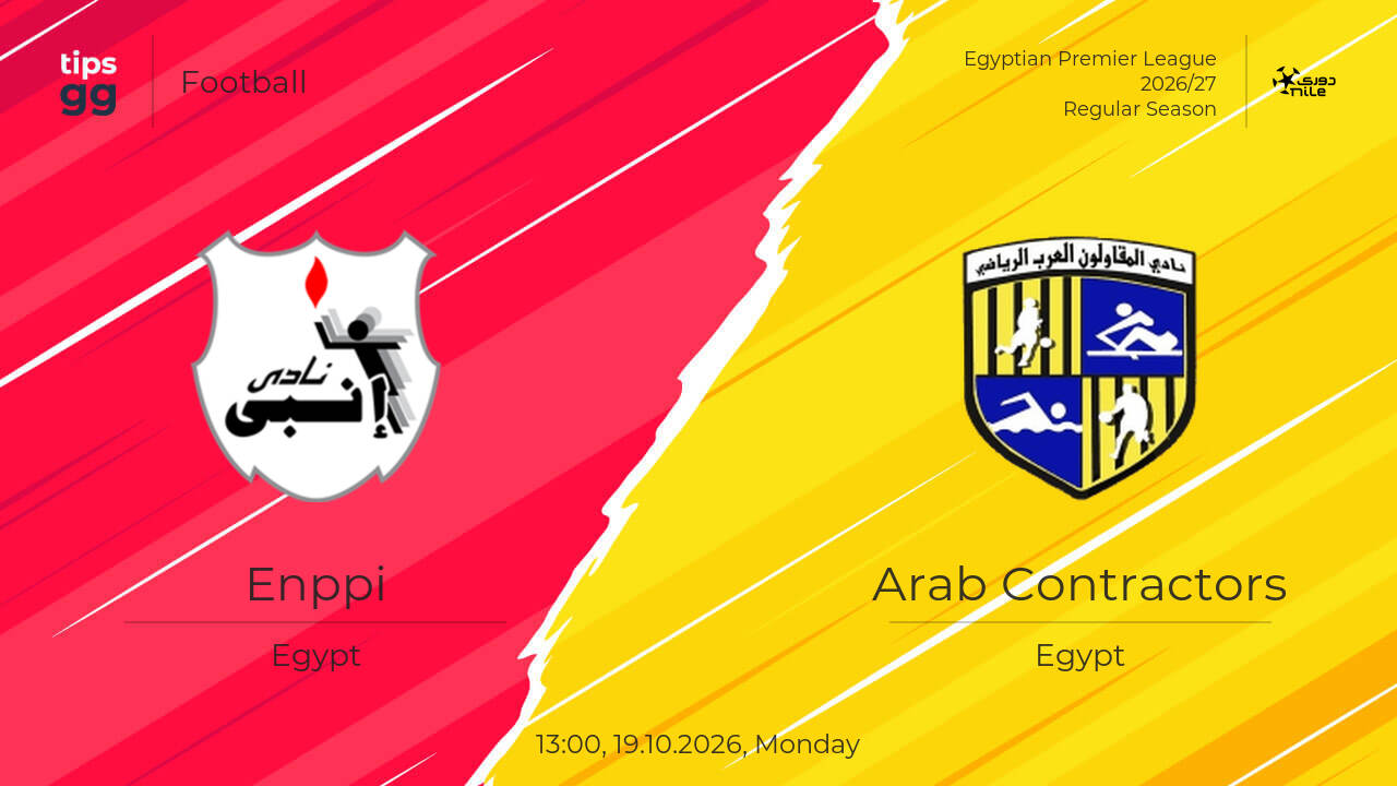 Enppi vs Arab Contractors Prediction 19.10.2026 | Tips.GG