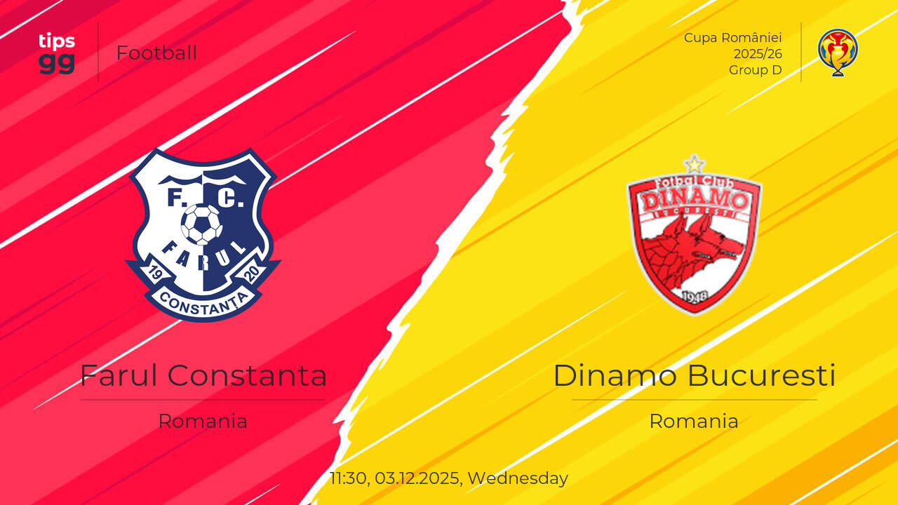 Farul Constanta vs Dinamo Bucuresti Prediction 03.12.2025 | Tips.GG