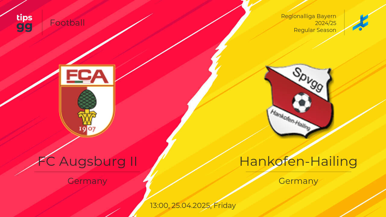 SpVgg Hankofen-Hailing vs FC Augsburg II: Timeline, Lineups