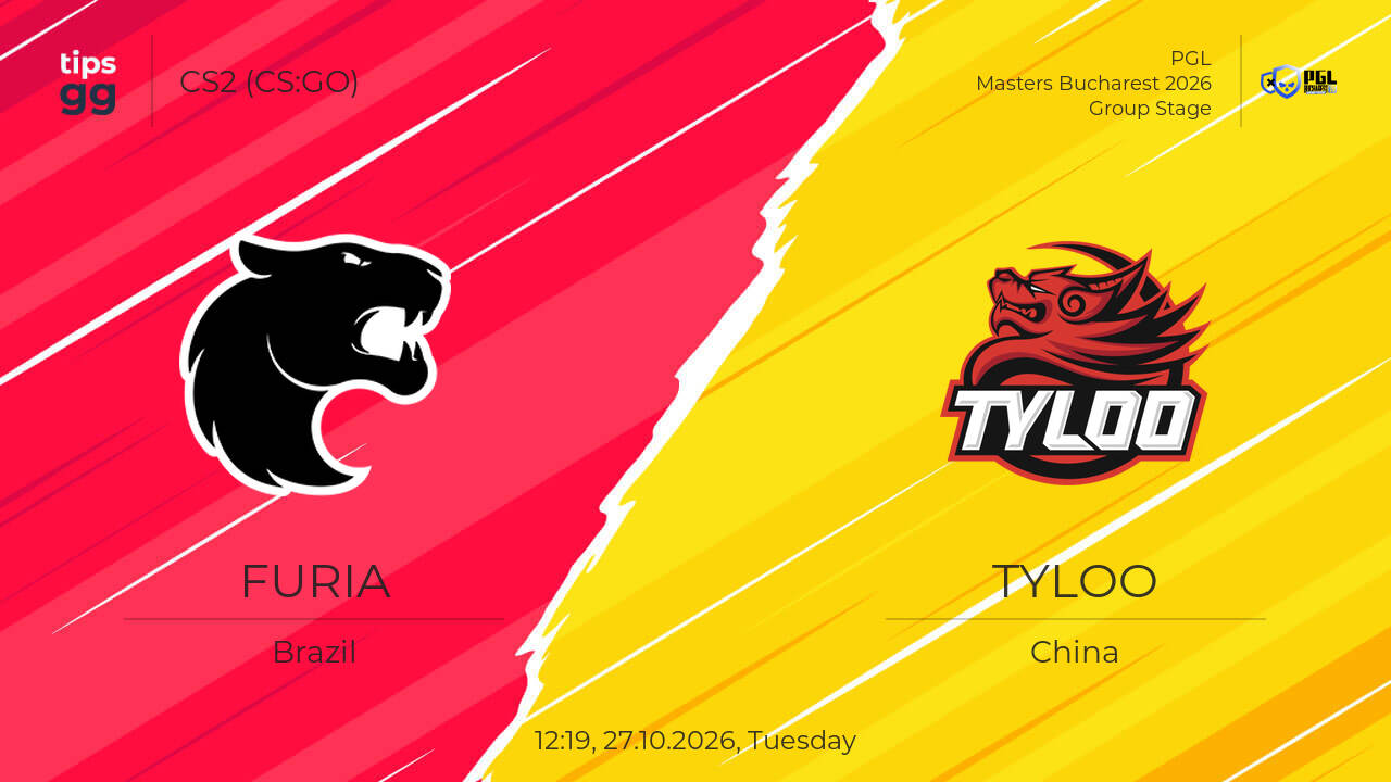 FURIA vs TYLOO Prediction | 27.10.2026 | CS2 (CS:GO) | Tips.GG