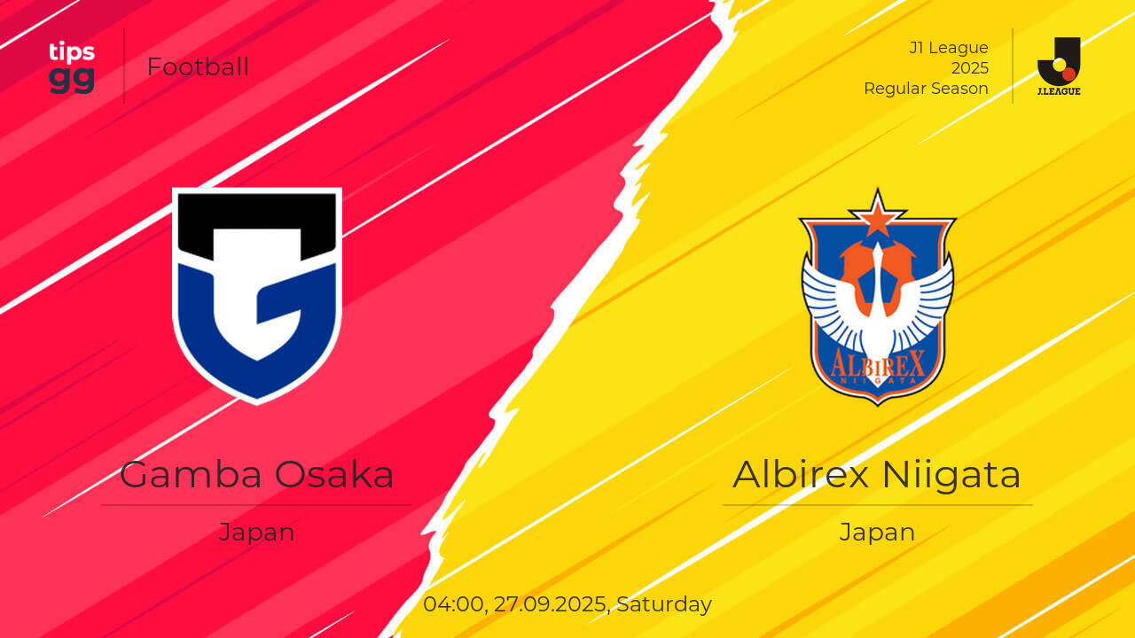 Gamba Osaka vs Albirex Niigata live score 27.09.2025 – today match ...