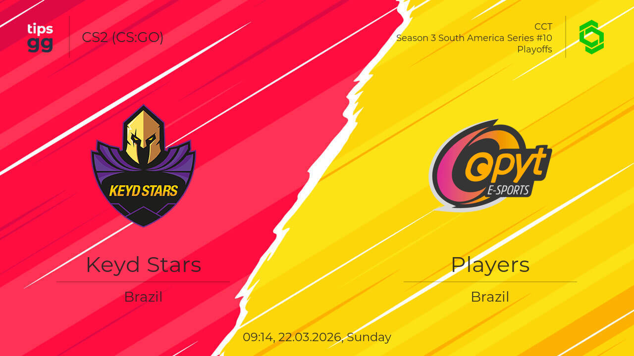 Where to Watch Keyd Stars vs Players 22.03.2026 – Live Streams | CS2 ...