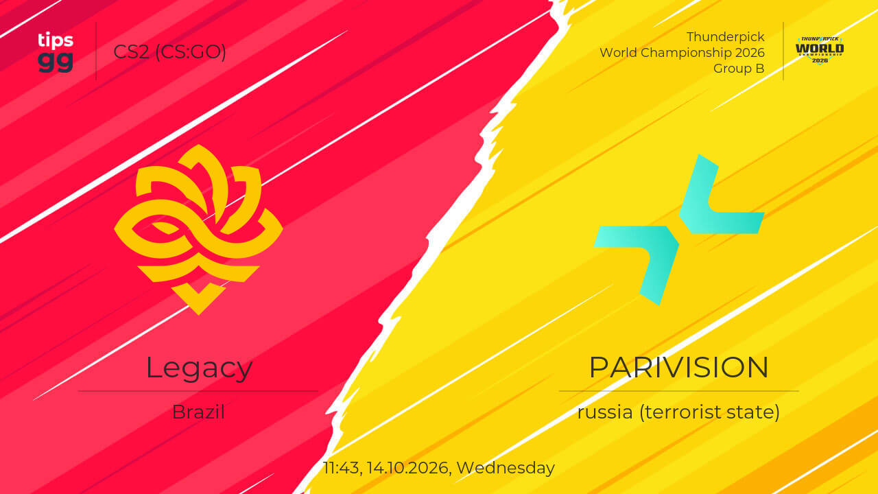 Legacy vs PARIVISION Prediction | 14.10.2026 | CS2 (CS:GO) | Tips.GG