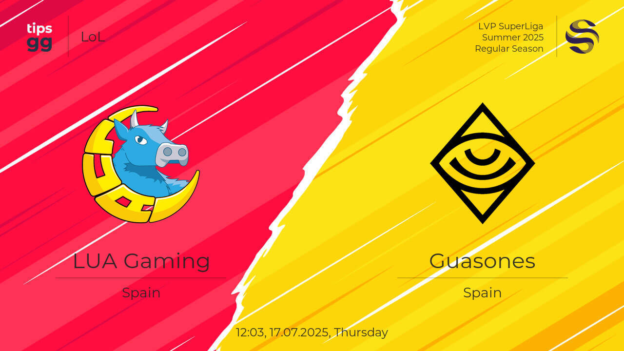 Where to Watch LUA Gaming vs Guasones 17.07.2025 – Live Streams | LoL ...