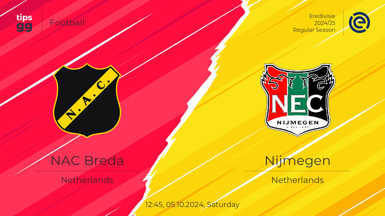 NAC Breda vs NEC Nijmegen Odds & Betting Lines 05.10.2024 Football