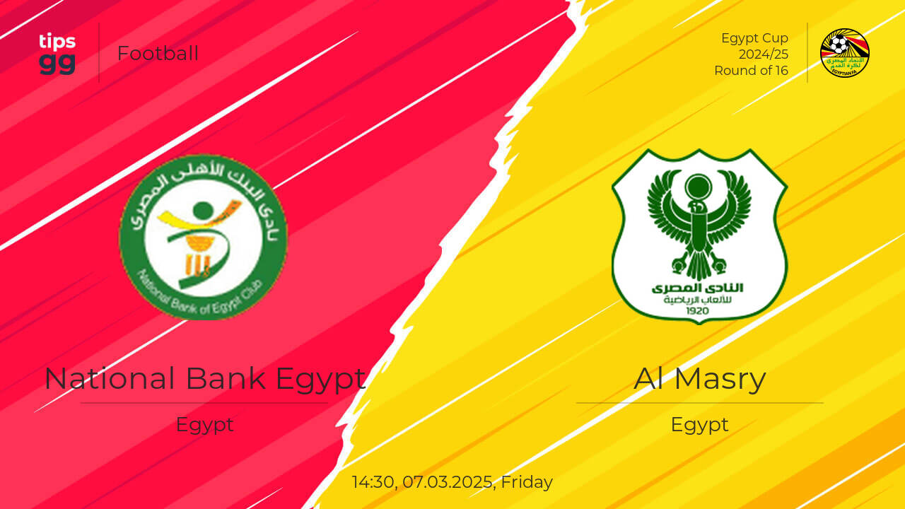 National Bank Egypt Al Masry Odds 07.03.2025 | Tips.GG