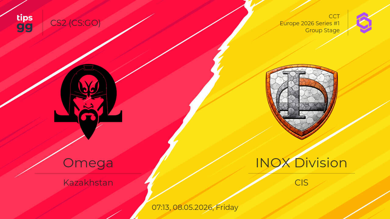 Omega vs INOX Division 08.05.2026 at CCT Europe 2026 Series #1 | CS2 ...