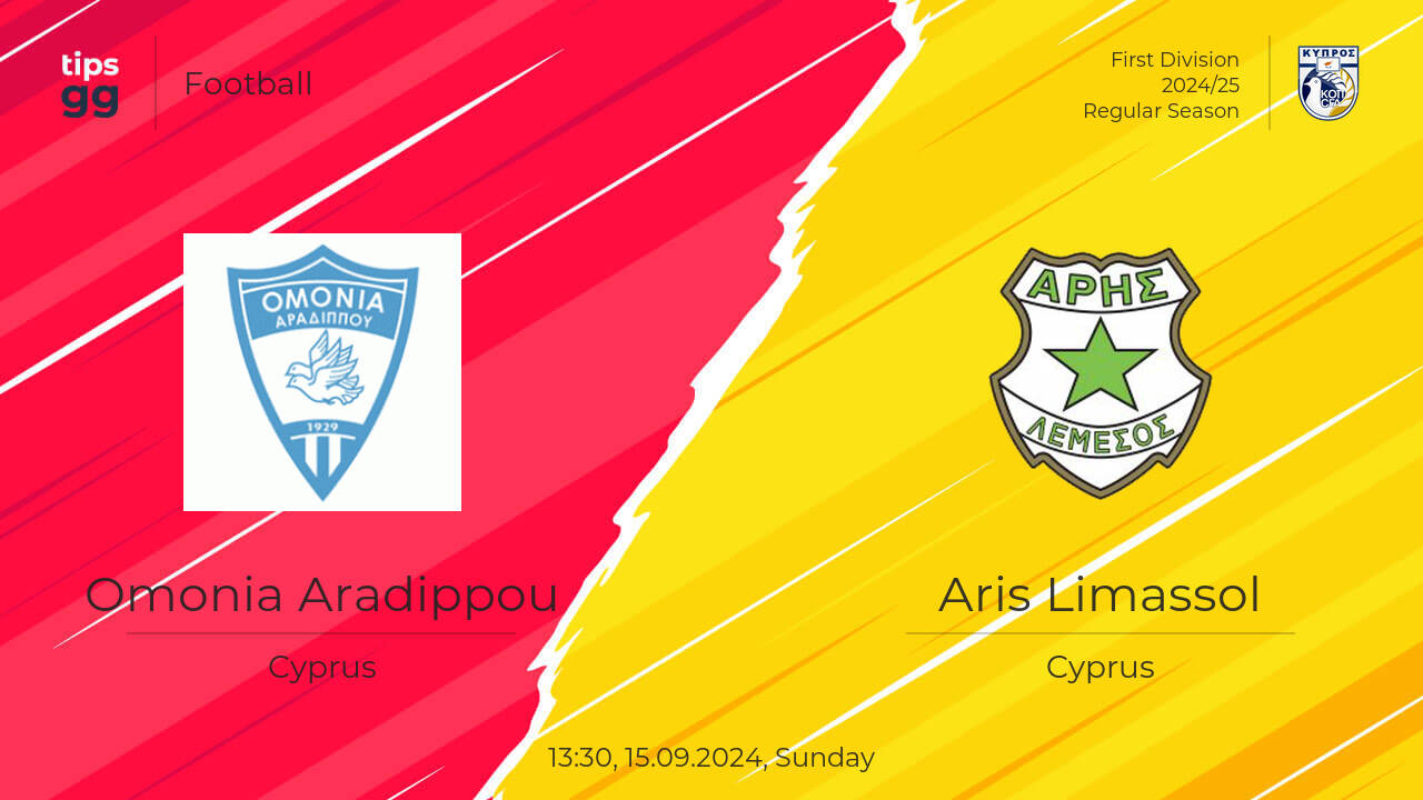 Omonia Aradippou vs Aris Limassol Odds & Betting Lines 15.09.2024 ...