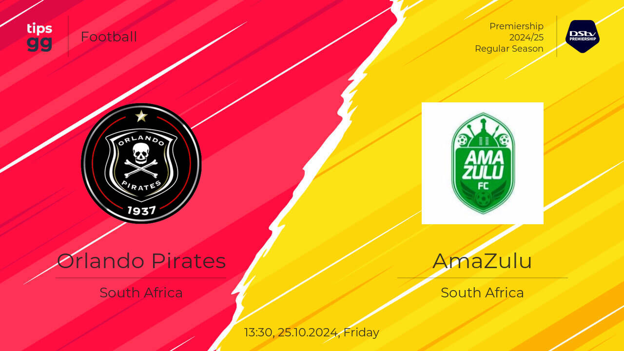 Orlando Pirates vs AmaZulu Odds & Betting Lines 25.10.2024 | Football