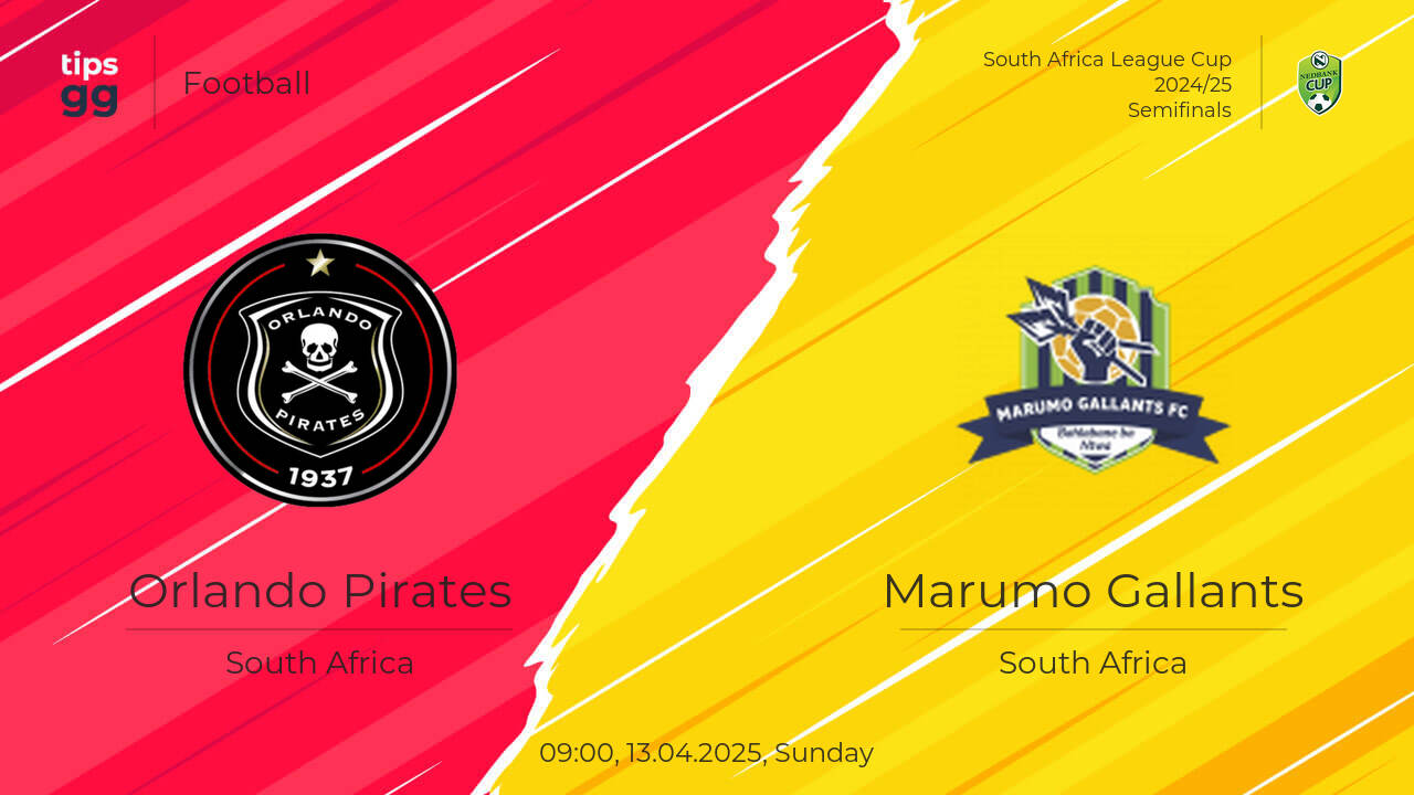 Orlando Pirates vs Marumo Gallants Prediction 13.04.2025 | Tips.GG