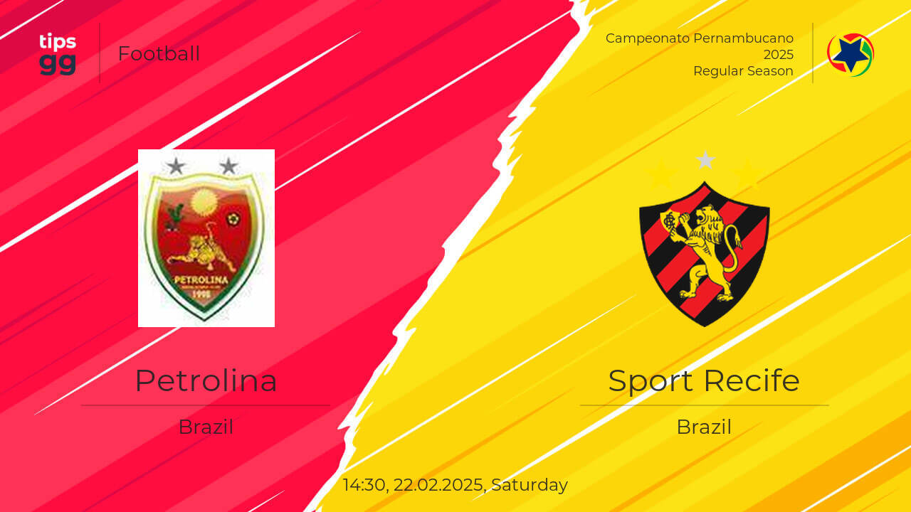 Petrolina vs Sport Recife Prediction 22.02.2025 | Tips.GG