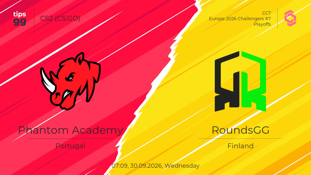 Where to Watch Phantom Academy vs RoundsGG 30.09.2026 – Live Streams ...